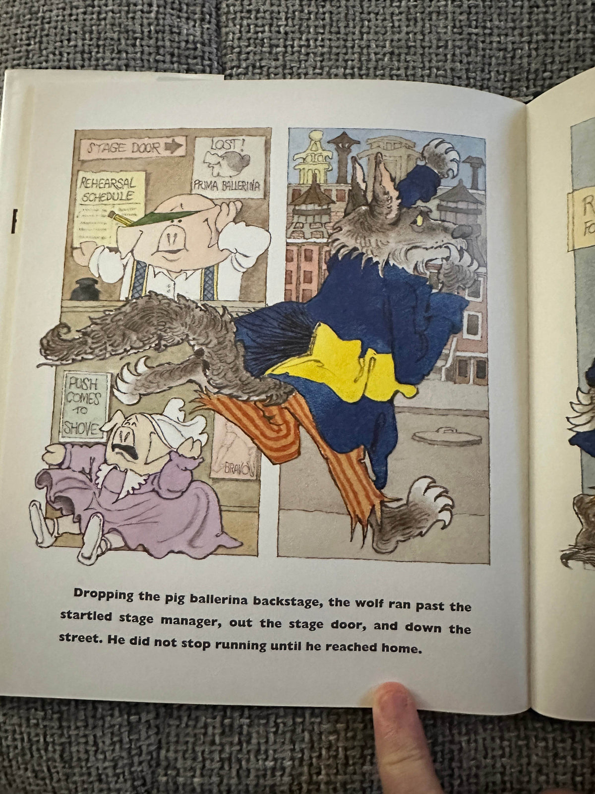 1999*1st* Swine Lake - James Marshall (Maurice Sendak Illust) Michael Di Capua Books / HarperCollins - Honeyburn Books (UK)