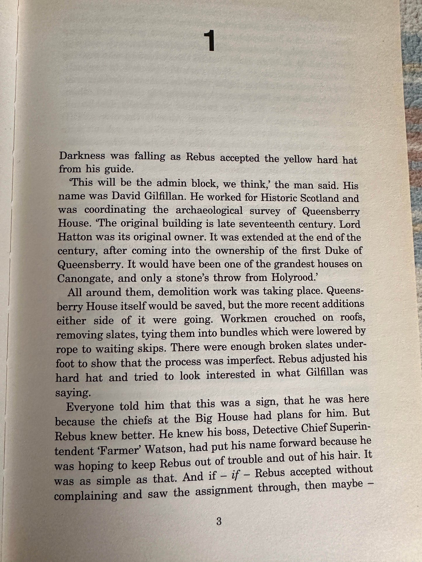 2000*1st* Set In Darkness - Ian Rankin(Orion) - Honeyburn Books (UK)