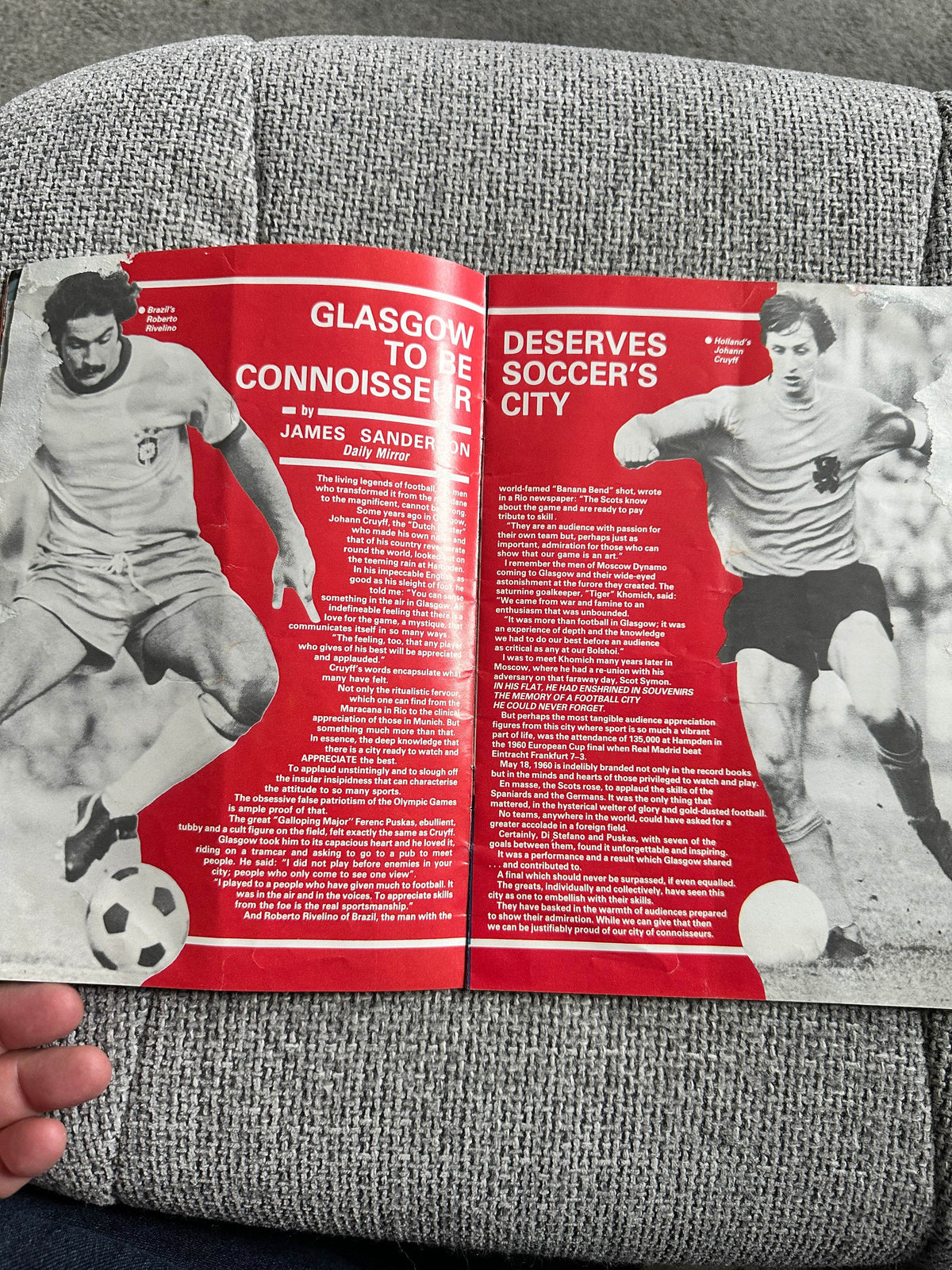 1982 23rd March Scotland vs Holland (2-1 Scotland) Programme - Honeyburn Books (UK)