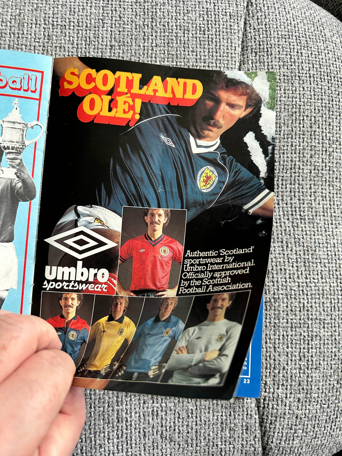 1982 23rd March Scotland vs Holland (2-1 Scotland) Programme - Honeyburn Books (UK)