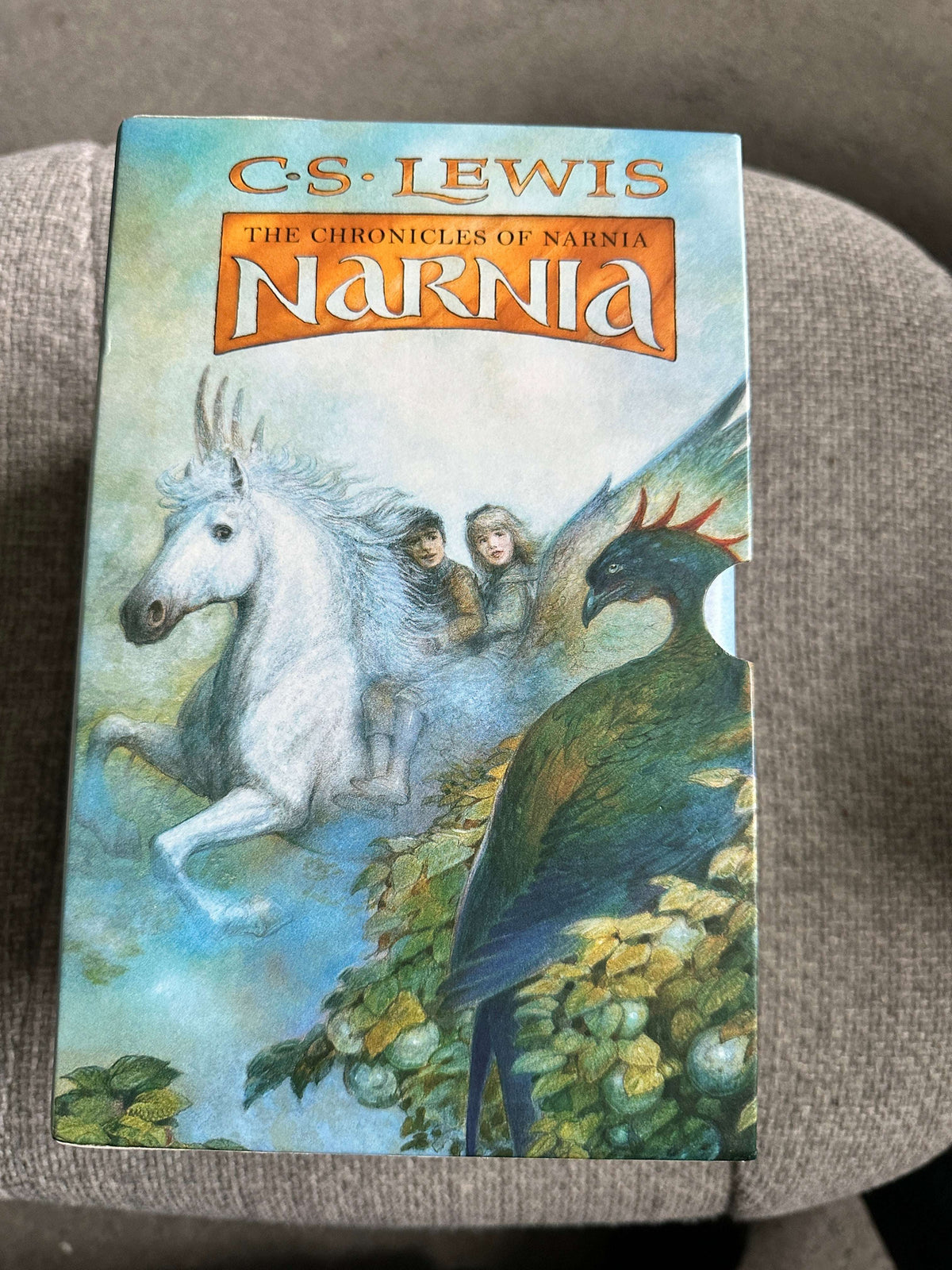 1997 The Chronicles Of Narnia x 7 volume Box Set - C. S. Lewis (Pauline Baynes Illust) Ted Smart Published