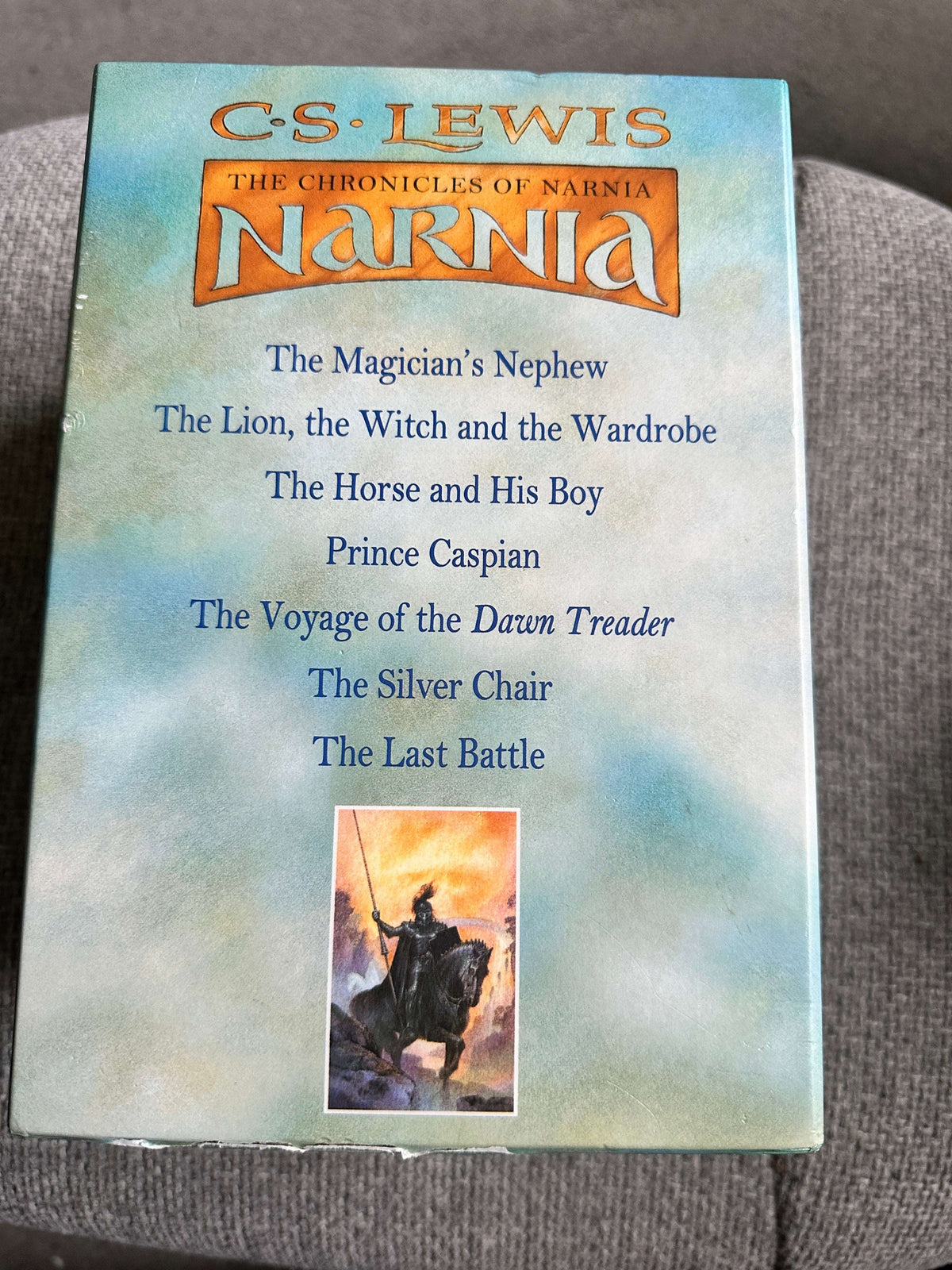 1997 The Chronicles Of Narnia x 7 volume Box Set - C. S. Lewis (Pauline Baynes Illust) Ted Smart Published