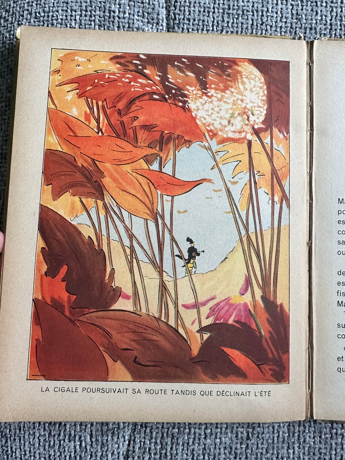 1935 Mickey Presente: La Cigale et Les Fourmis (The Cicada & The Ants) Magdeleine Du Genestoux (Dessins D’Après Le Célèbre Film de Walt Disney Silly Symphonies (Hatchette) - Honeyburn Books (UK)