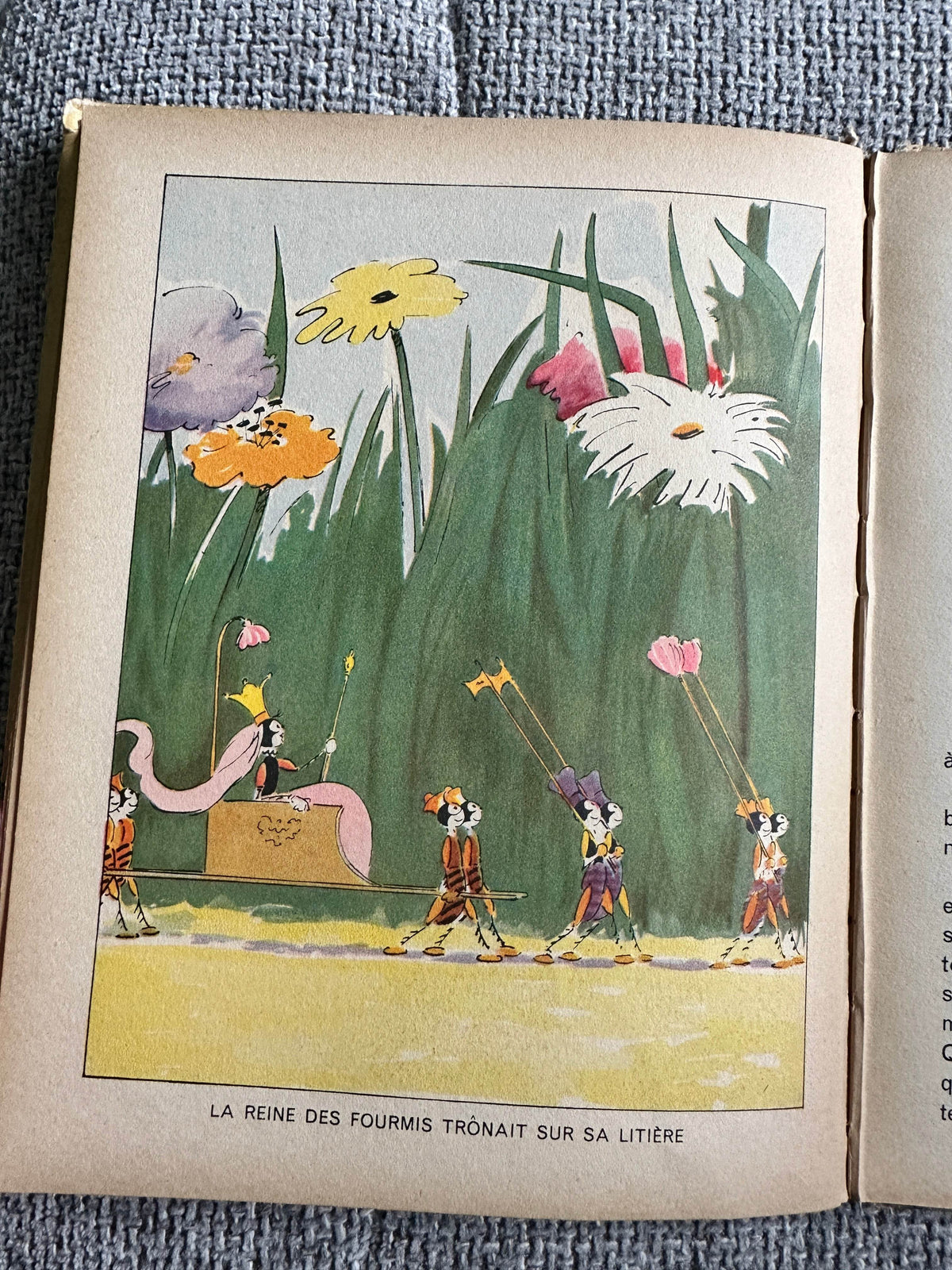 1935 Mickey Presente: La Cigale et Les Fourmis (The Cicada & The Ants) Magdeleine Du Genestoux (Dessins D’Après Le Célèbre Film de Walt Disney Silly Symphonies (Hatchette) - Honeyburn Books (UK)