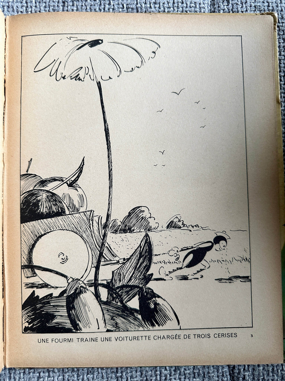 1935 Mickey Presente: La Cigale et Les Fourmis (The Cicada & The Ants) Magdeleine Du Genestoux (Dessins D’Après Le Célèbre Film de Walt Disney Silly Symphonies (Hatchette) - Honeyburn Books (UK)