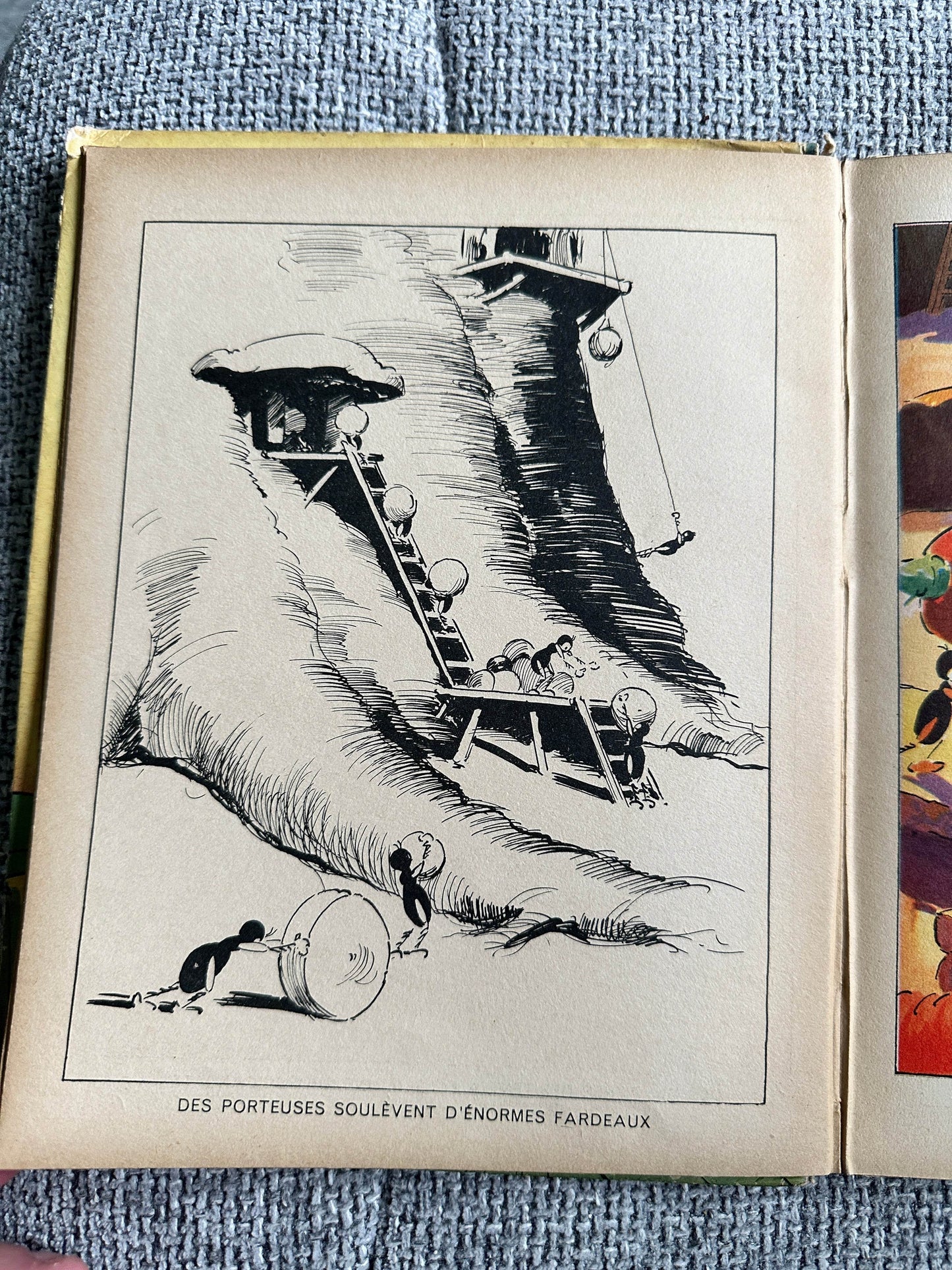 1935 Mickey Presente: La Cigale et Les Fourmis (The Cicada & The Ants) Magdeleine Du Genestoux (Dessins D’Après Le Célèbre Film de Walt Disney Silly Symphonies (Hatchette) - Honeyburn Books (UK)