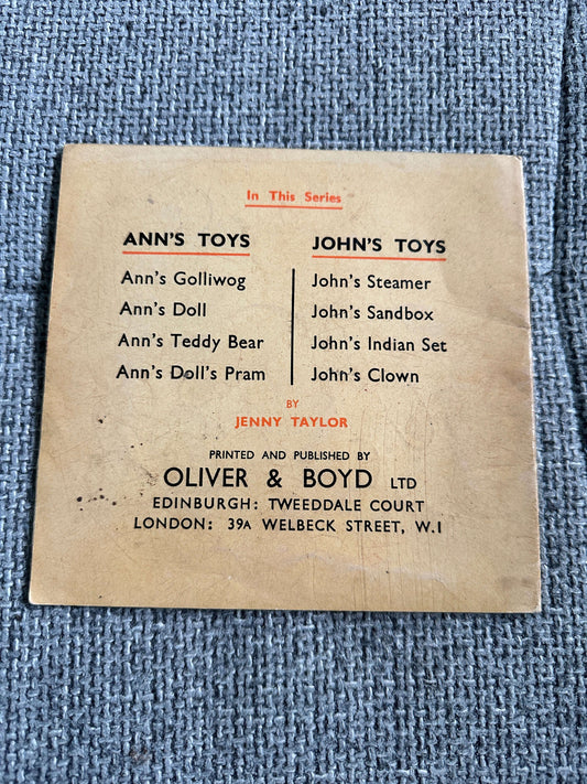 1950’s Ann’s Teddy Bear - Jenny Taylor (Oliver & Boyd)