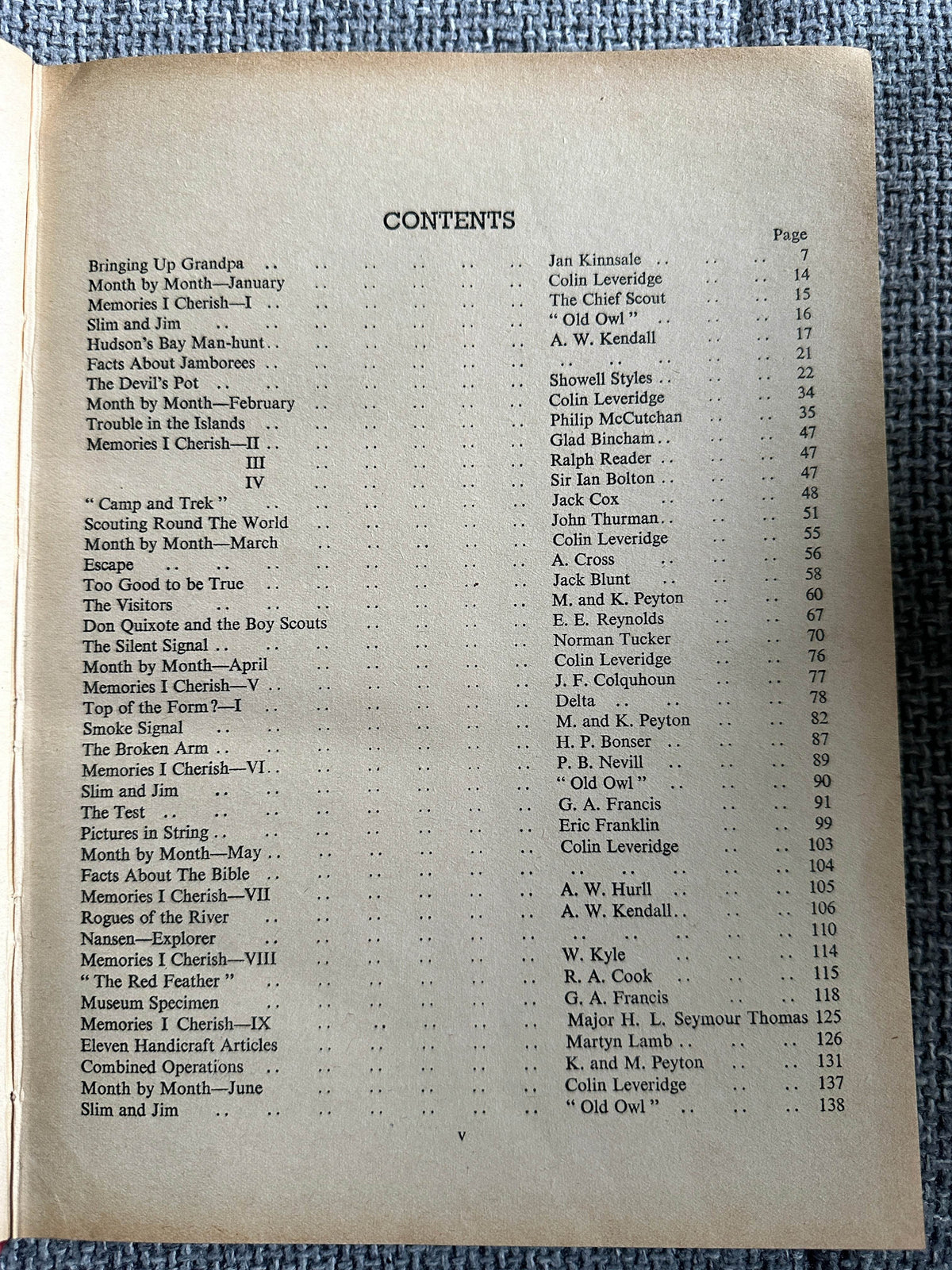 1958 The Scout Annual - Rex Hazlewood (Pearson Publishers) - Honeyburn Books (UK)