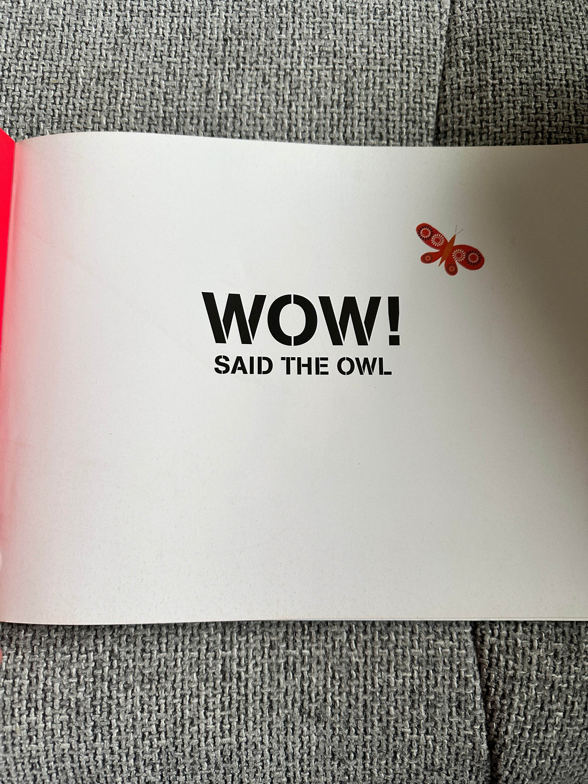 2009*1st* Wow! Said The Owl - Tim Hopgood (McMillan) - Honeyburn Books (UK)
