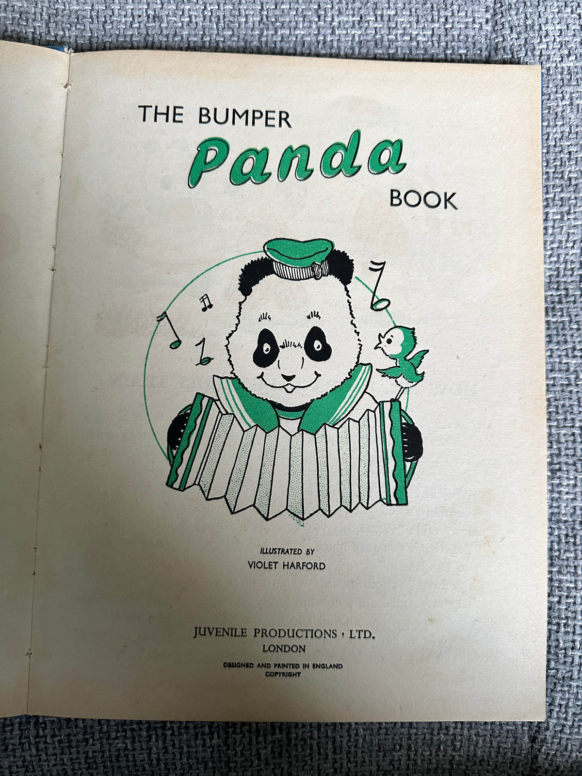 1970’s Panda’s Treasure Book - Violet Harford (Juvenile Productions) - Honeyburn Books (UK)