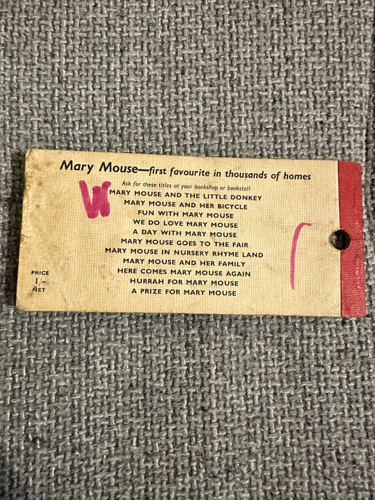 1960 Mary Mouse Goes To Sea - Enid Blyton (Fred White Illust) Brockhampton Press
