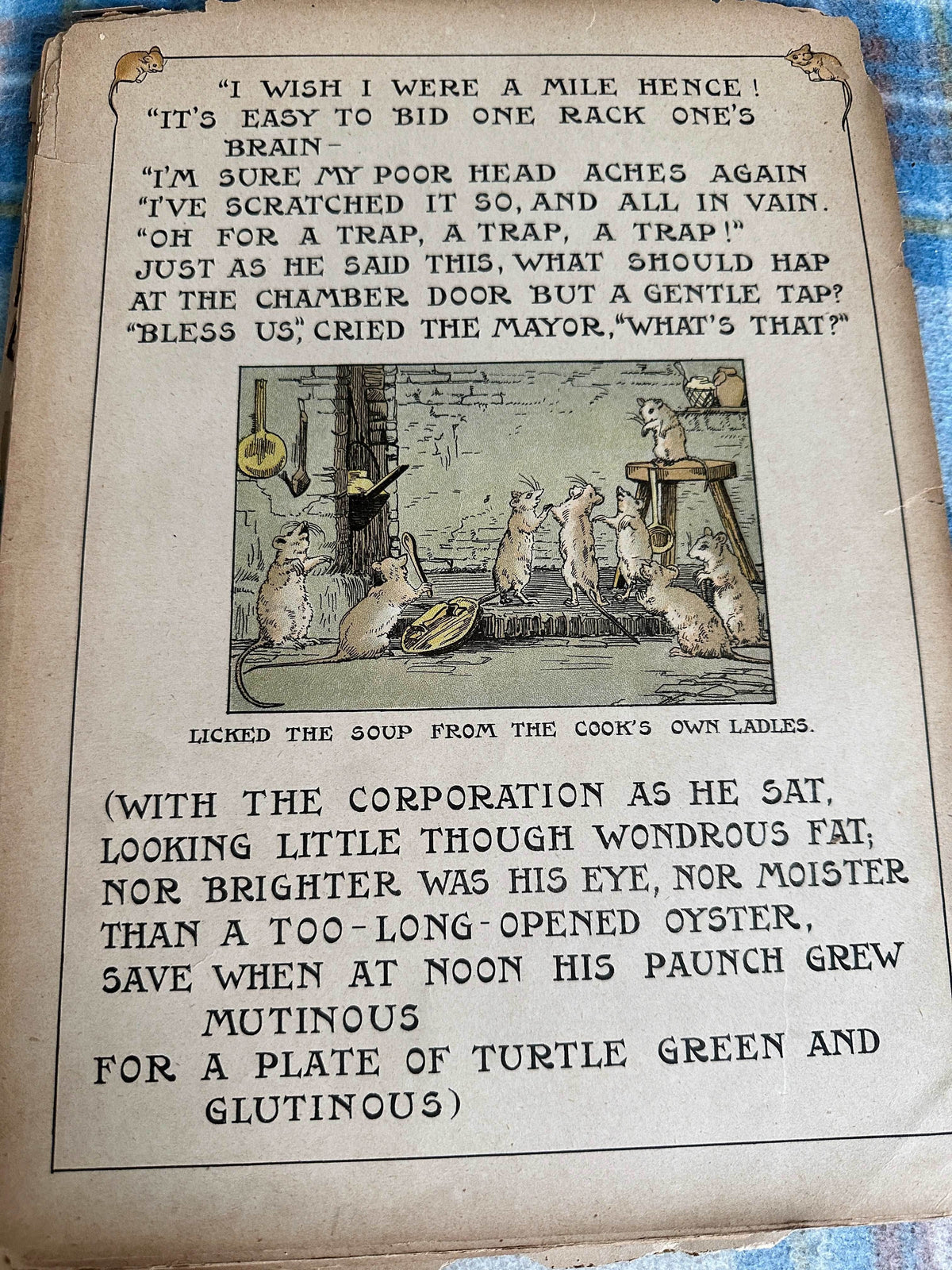 1850’s The Pied Piper Of Hamelin - Robert Browning(Illust Van Dyke) SPCK Publish (Loose pages) - Honeyburn Books (UK)