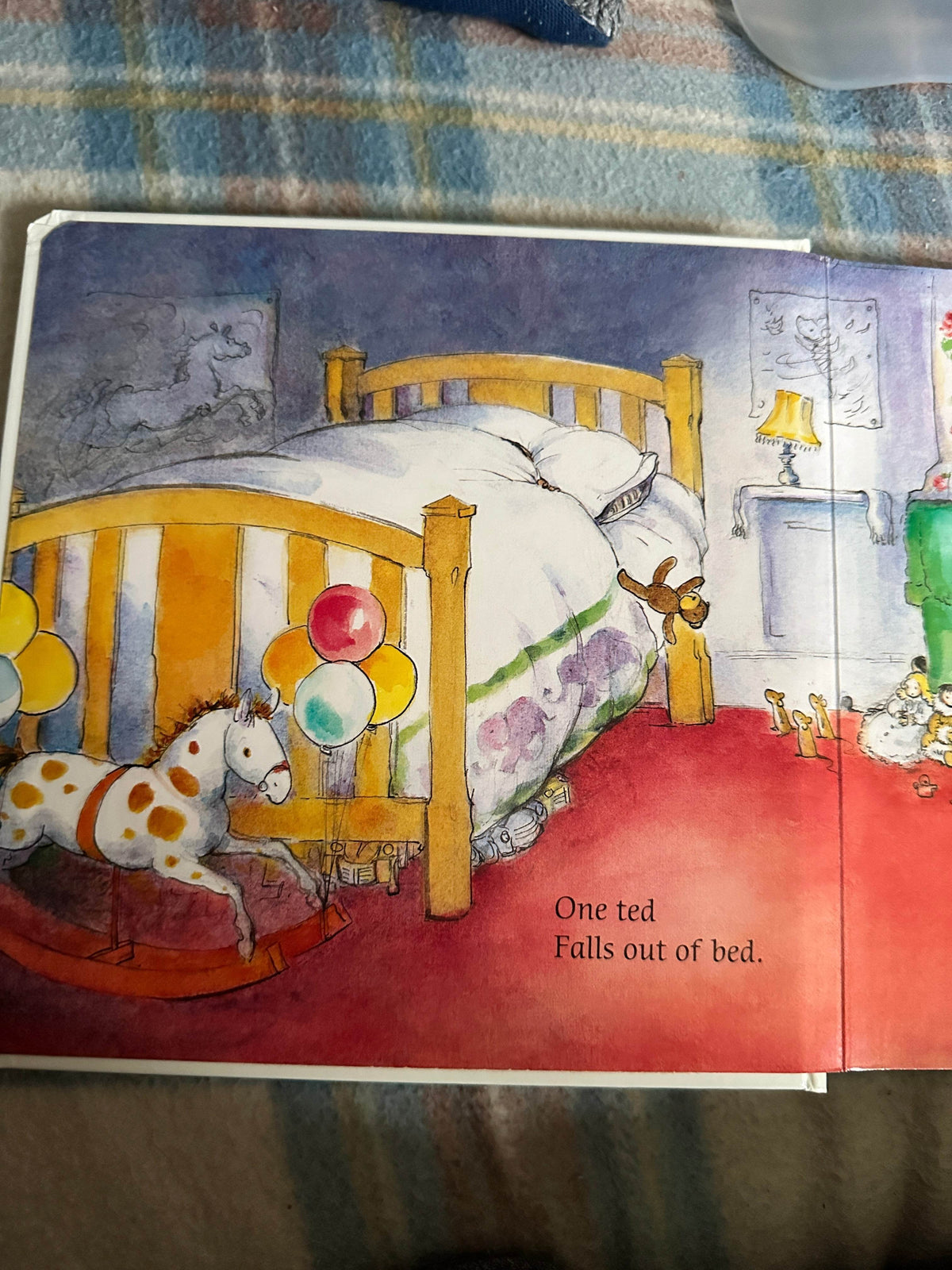 2004 One Ted Falls Out Of Bed - Julia Donaldson(Anna Curley illustration) MacMillan - Honeyburn Books (UK)