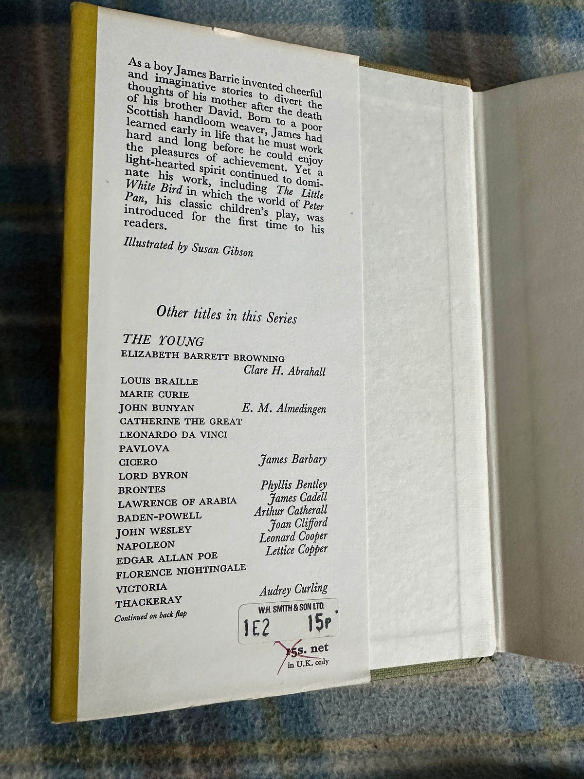 1968 The Young James Barrie - Michael Elder(MacDonald & Roy) - Honeyburn Books (UK)