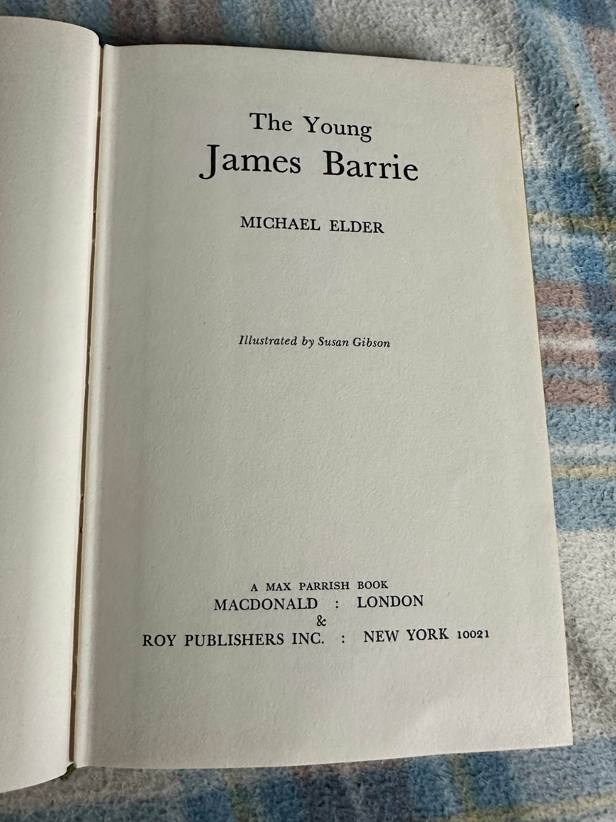 1968 The Young James Barrie - Michael Elder(MacDonald & Roy) - Honeyburn Books (UK)