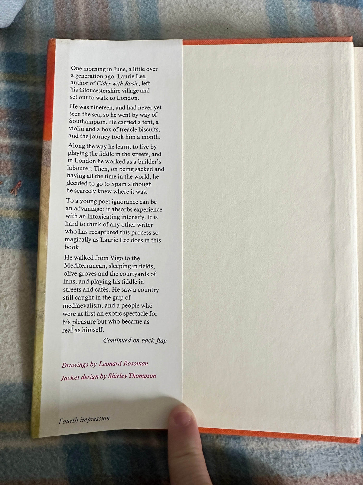 1980 As I Walked Out One Midsummer Morning - Laurie Lee(Leonard Rosoman illustration)Andre Deutsch - Honeyburn Books (UK)