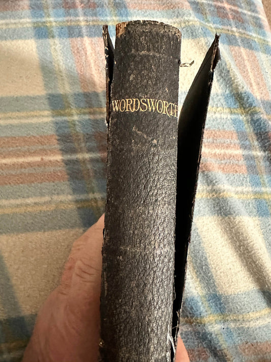 1899 The Poetical Works Of William Wordsworth(Ward Lock & Co Ltd) needs rebinding - Honeyburn Books (UK)