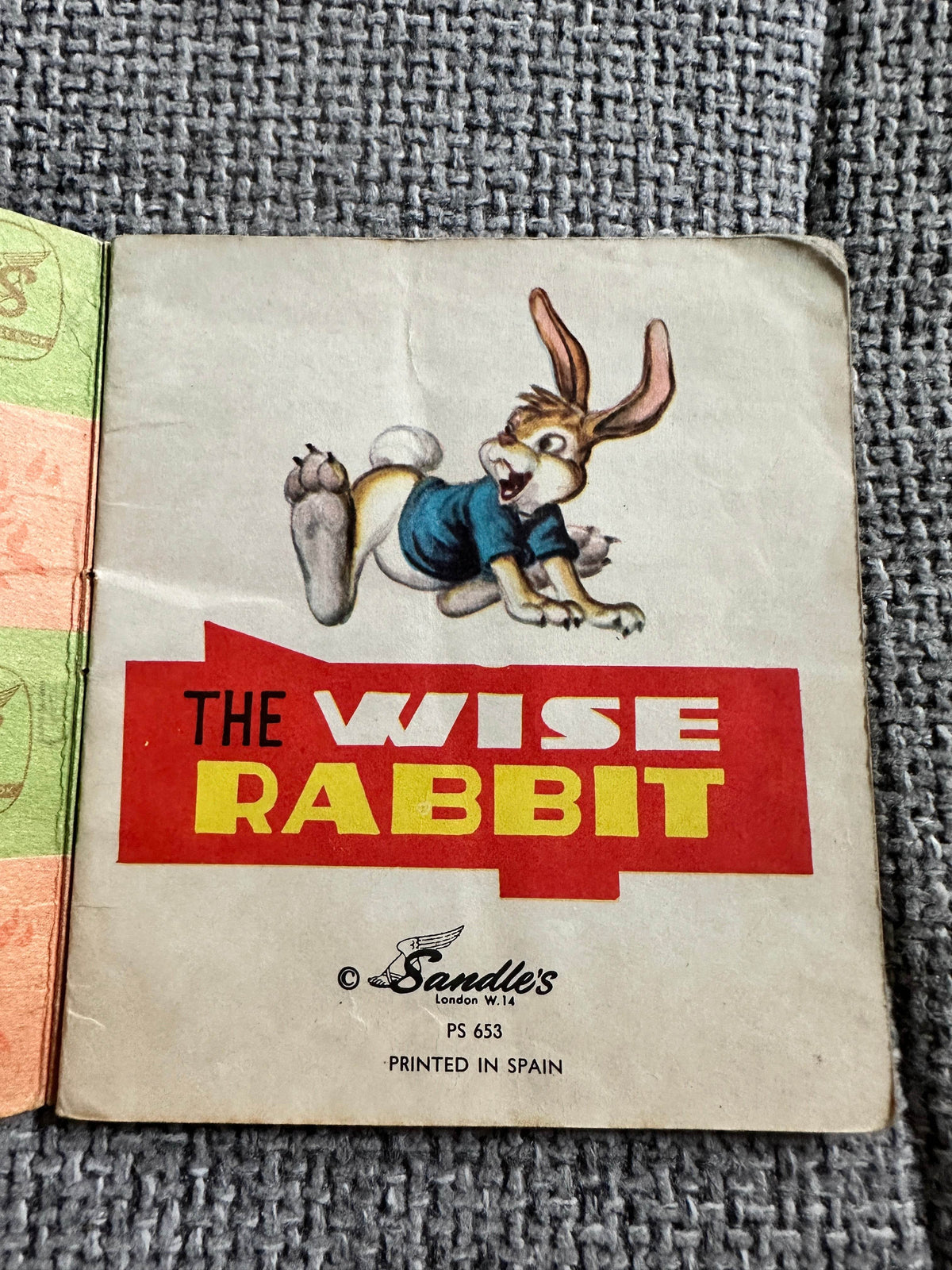 1953 The Wise Rabbit -Sandles - Honeyburn Books (UK)