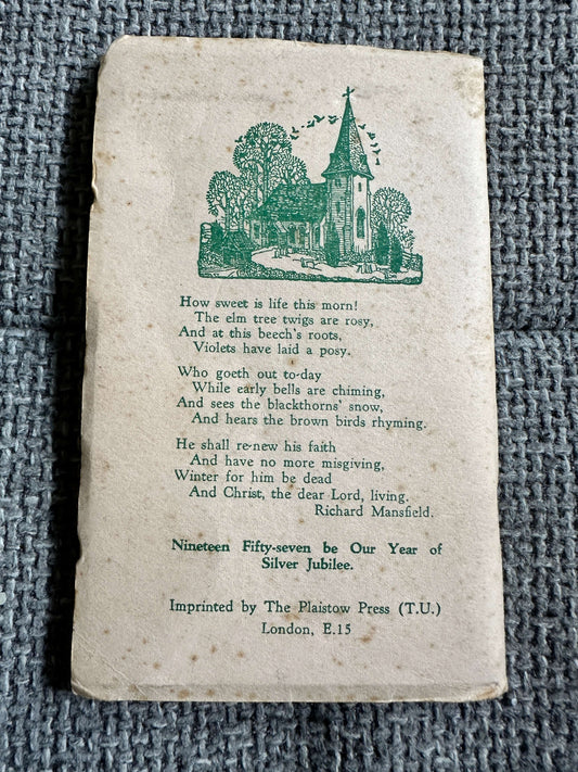 1957 The Angel (Silver Jubilee Year) The Plaistow Press