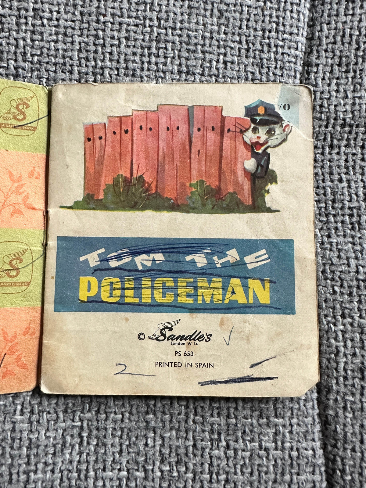 1953 Tom The Policeman - Sandles - Honeyburn Books (UK)