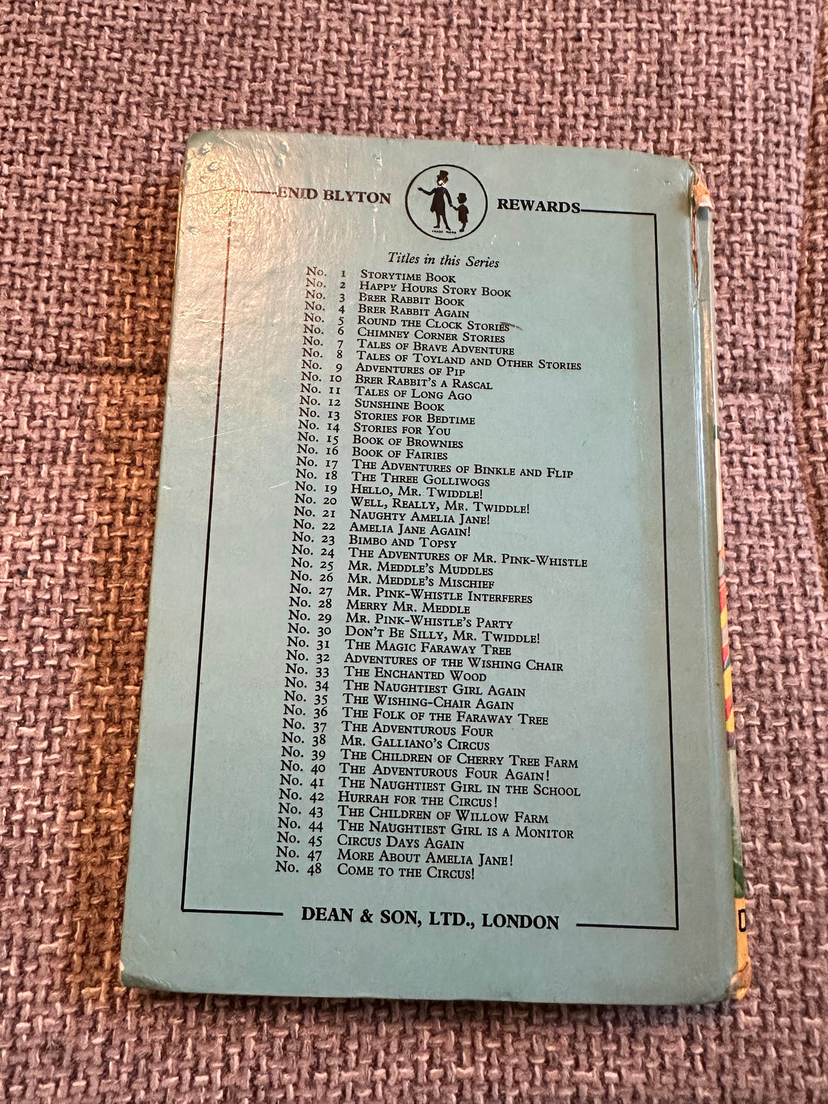 1967 The Adventures Of Binkle & Flip - Enid Blyton (Dean & Son Ltd) - Honeyburn Books (UK)