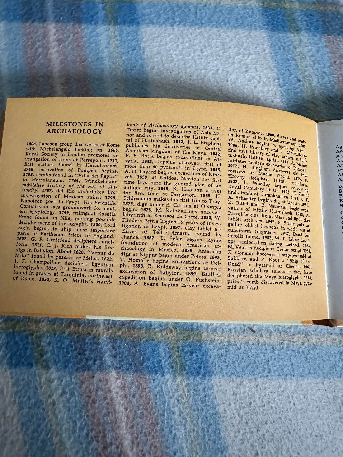 1964 Archaeology - C. W. Ceram(Peter Spier illustration) Paul Hamlyn - Honeyburn Books (UK)