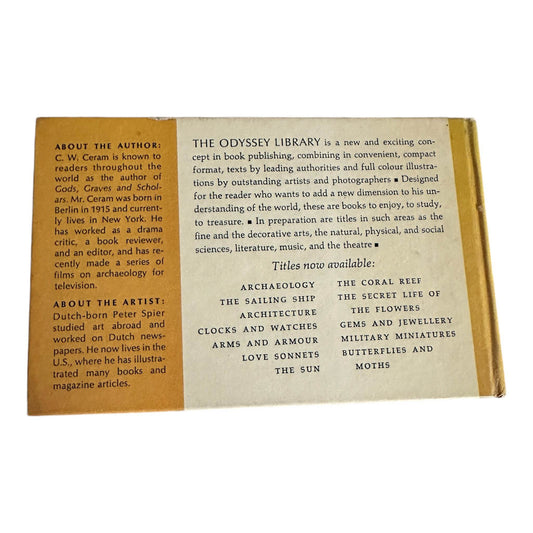 1964 Archaeology - C. W. Ceram(Peter Spier illustration) Paul Hamlyn - Honeyburn Books (UK)