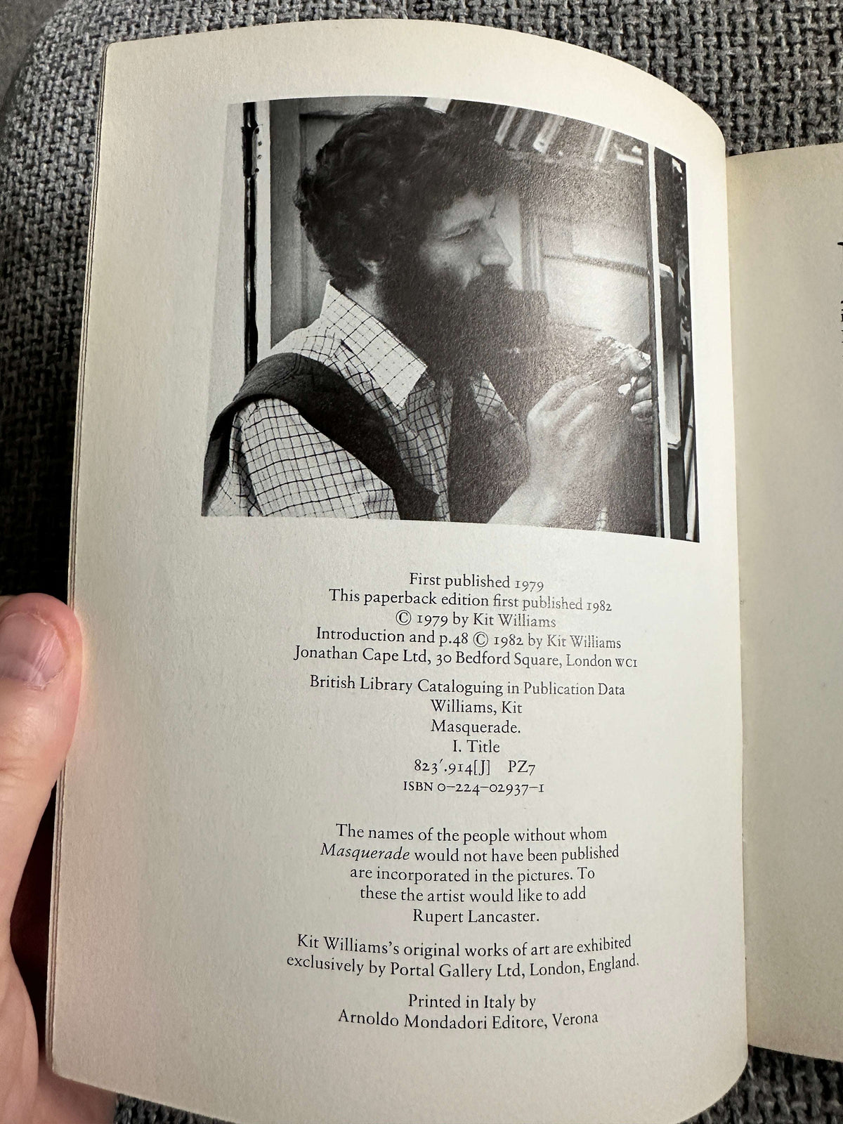 1982 Masquerade The Answer To The Riddle Book & Newspaper article - Kit Williams (Jonathan Cape)