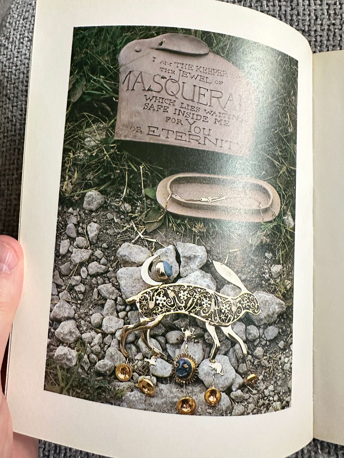 1982 Masquerade The Answer To The Riddle Book & Newspaper article - Kit Williams (Jonathan Cape)