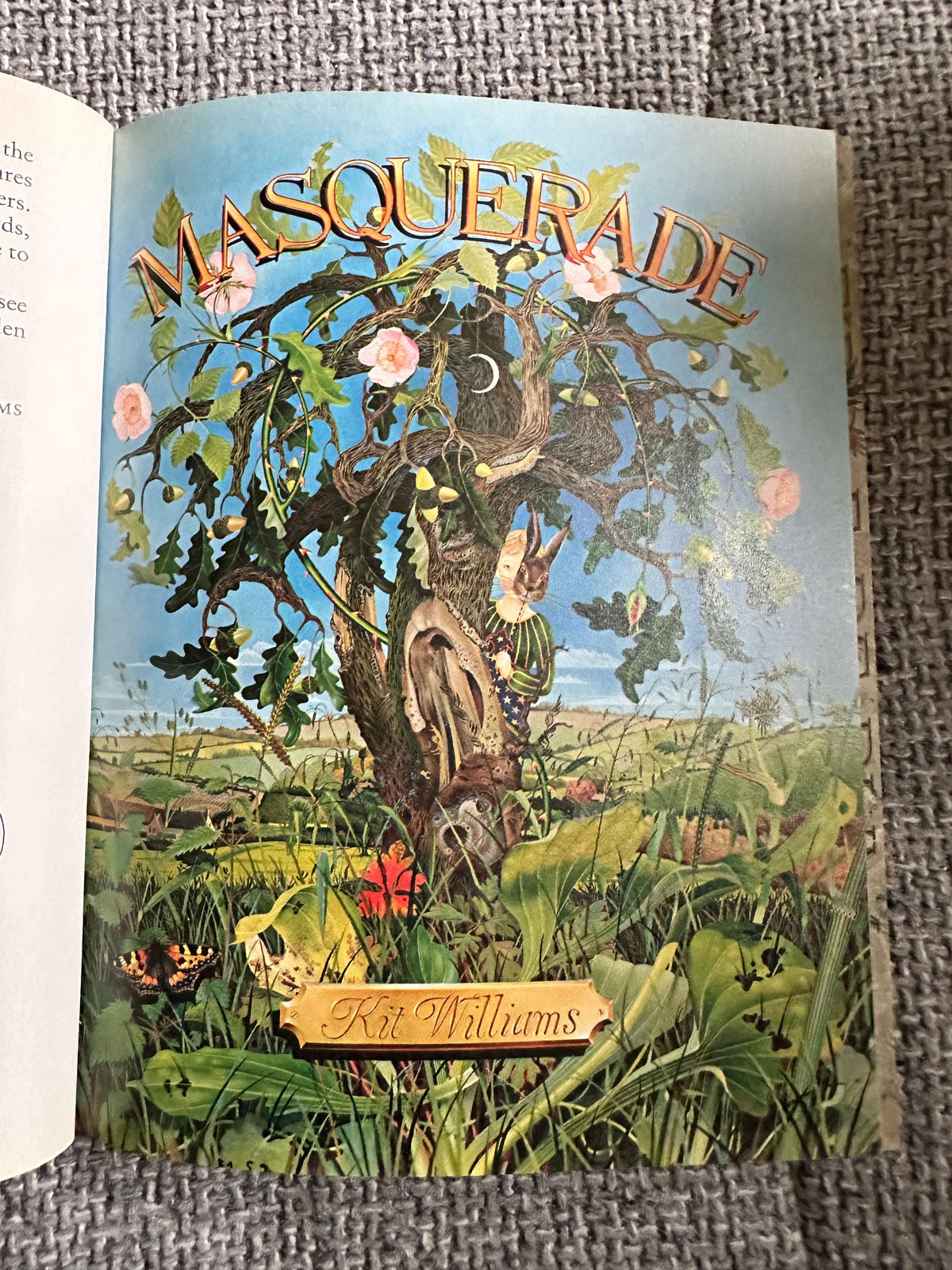1982 Masquerade The Answer To The Riddle Book & Newspaper article - Kit Williams (Jonathan Cape)