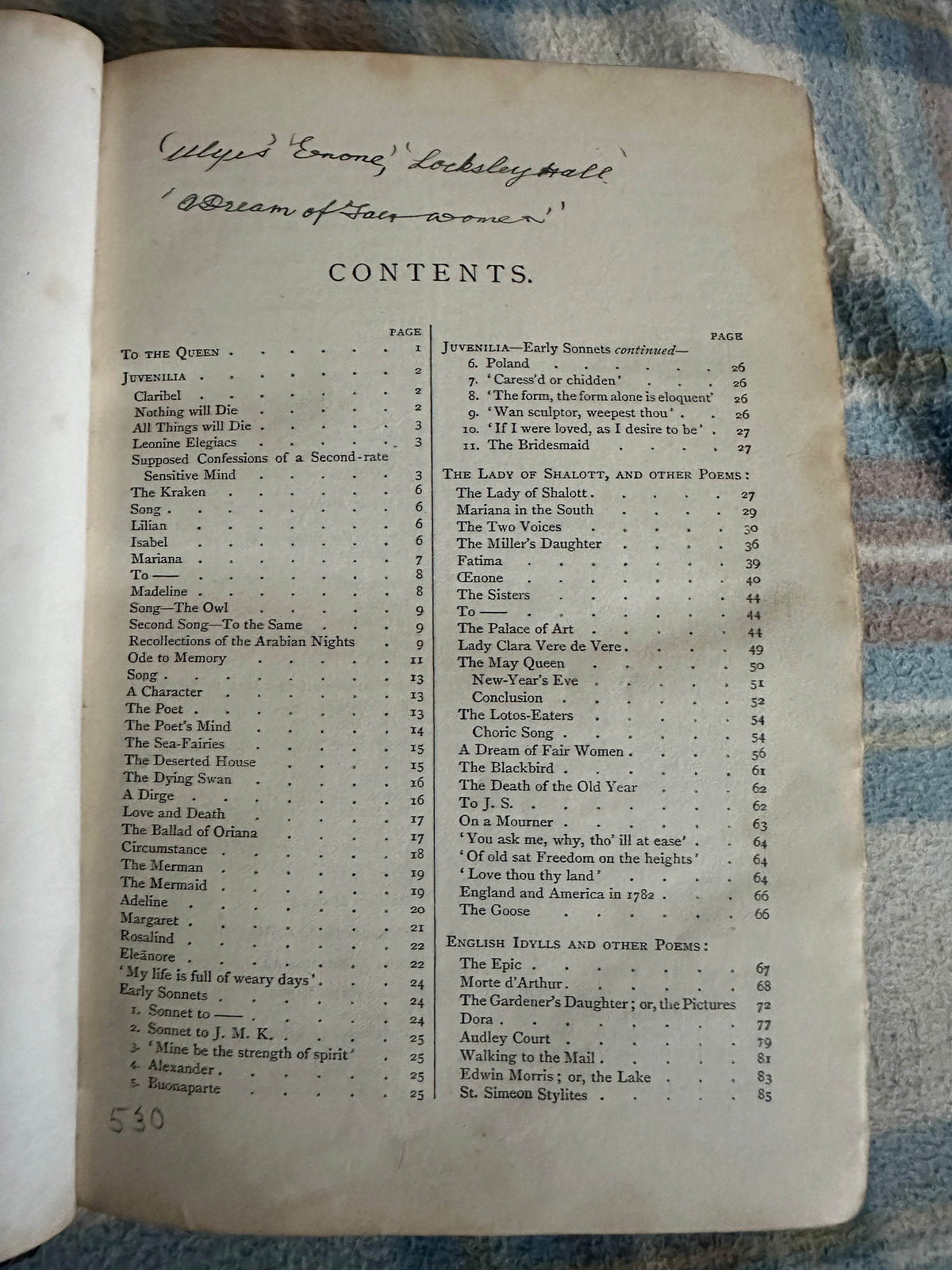 1889 The Works Of Alfred Lord Tennyson(MacMillan) - Honeyburn Books (UK)