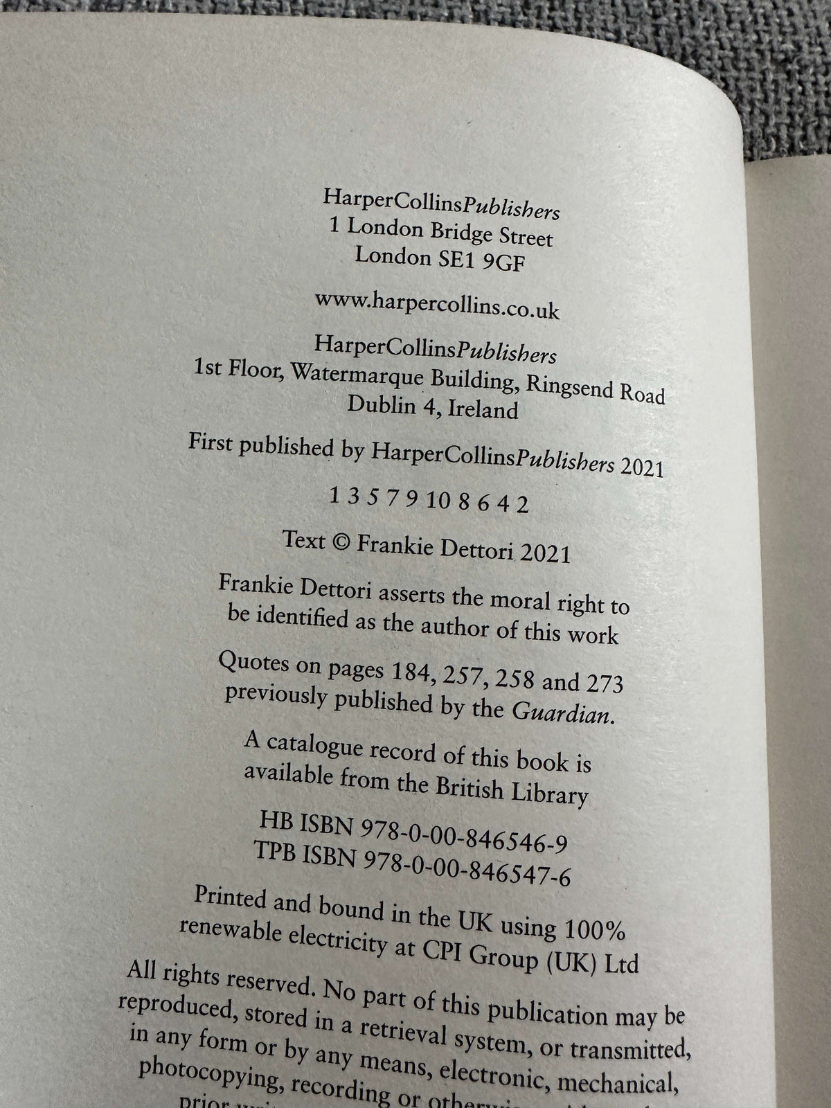 2021*1st* Leap Of Faith Frankie Dettori (Edited Boris Starling) HarperCollins