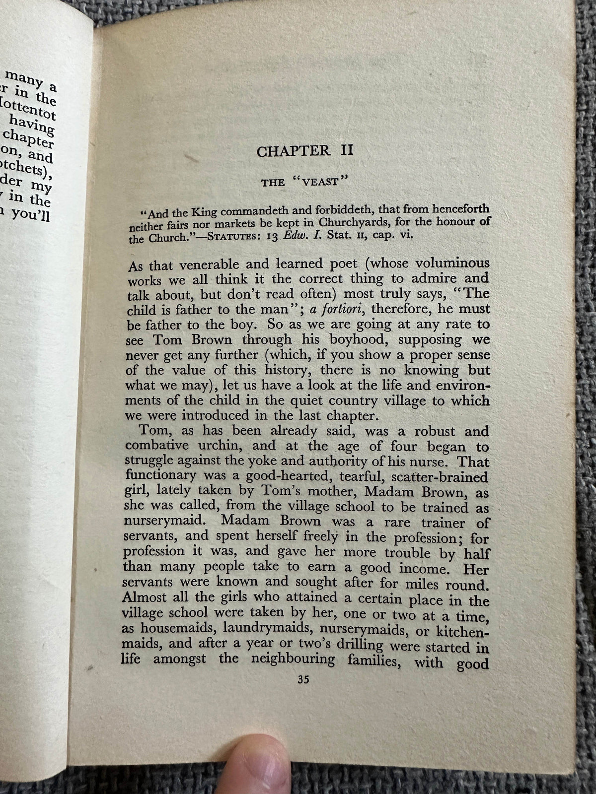 1900c Tom Brown’s School-Days - Thomas Hughes (Dean & Son Ltd) - Honeyburn Books (UK)