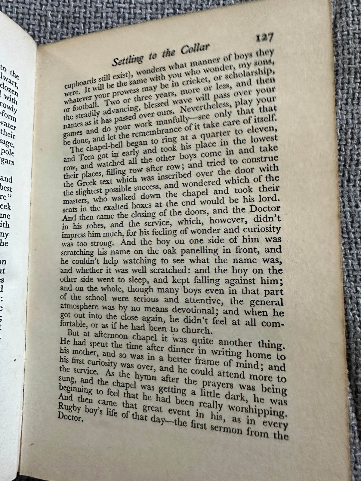 1900c Tom Brown’s School-Days - Thomas Hughes (Dean & Son Ltd) - Honeyburn Books (UK)