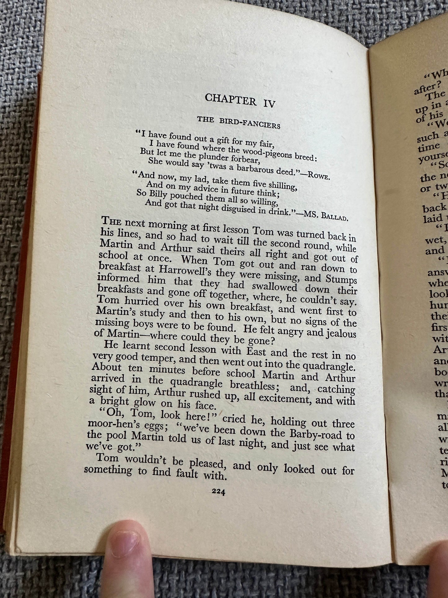 1900c Tom Brown’s School-Days - Thomas Hughes (Dean & Son Ltd) - Honeyburn Books (UK)