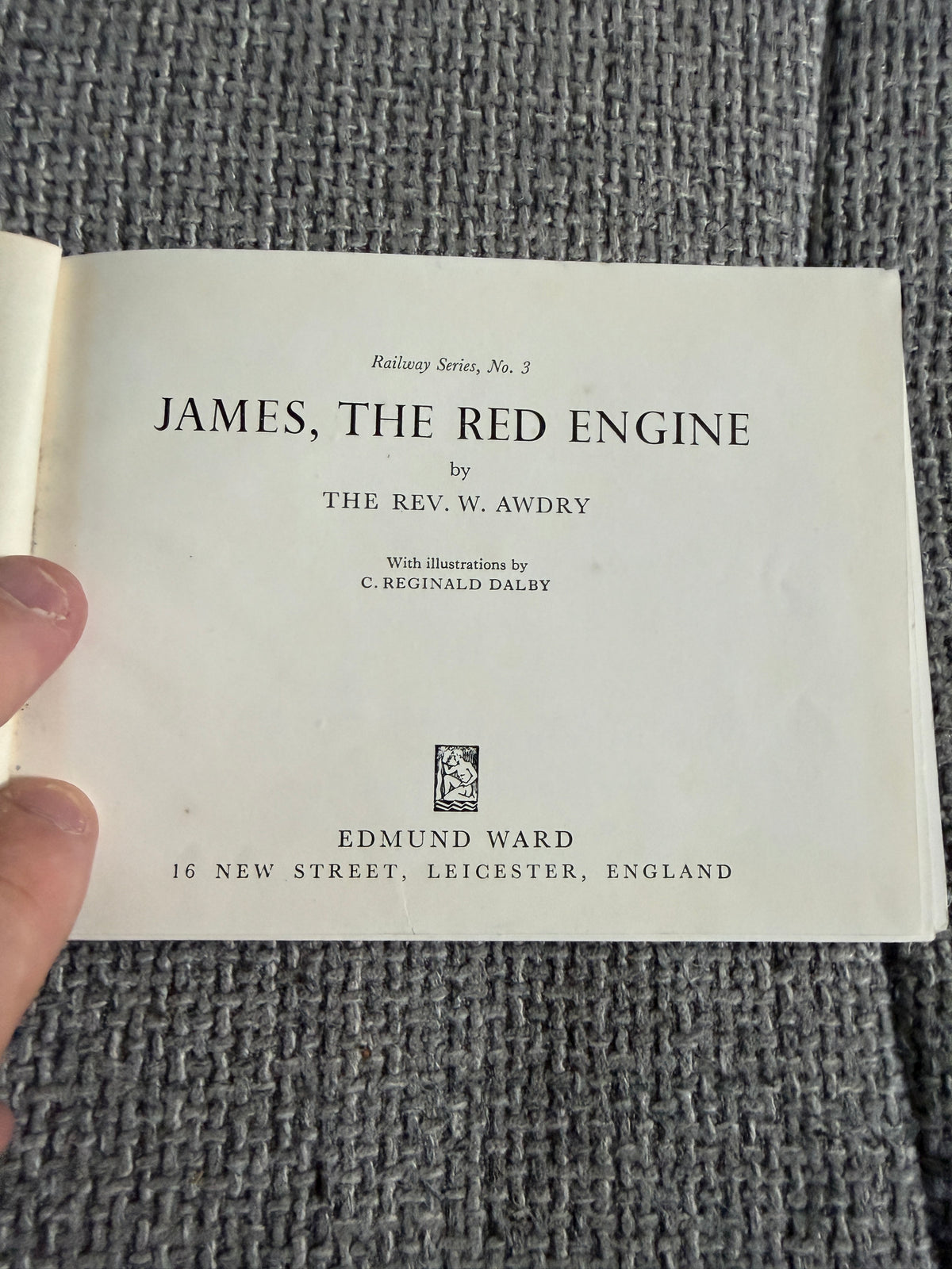 1951 James The Red Engine - The Rev W. Awdry (C. Reginald Dalby illustrator) Edmund Ward - Honeyburn Books (UK)