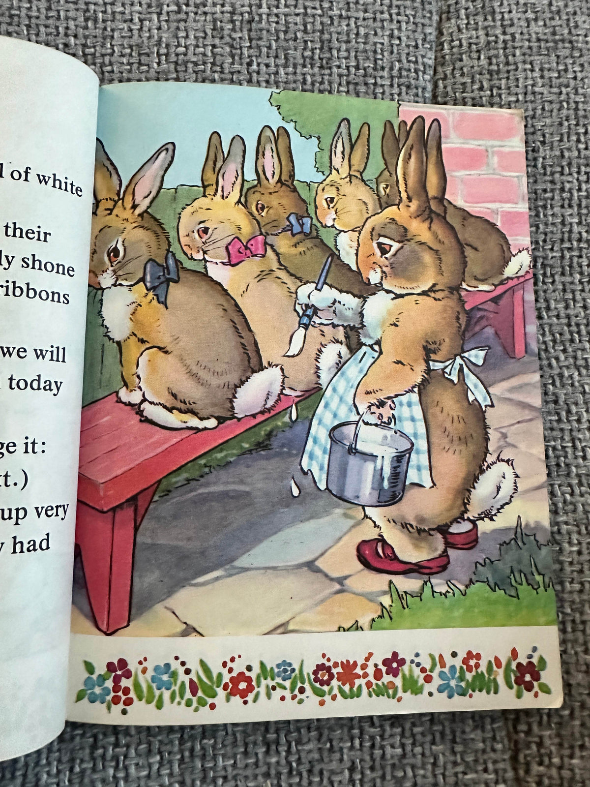 1949 Five Little Rabbits (Diamond Series) Litor Publishers - Honeyburn Books (UK)