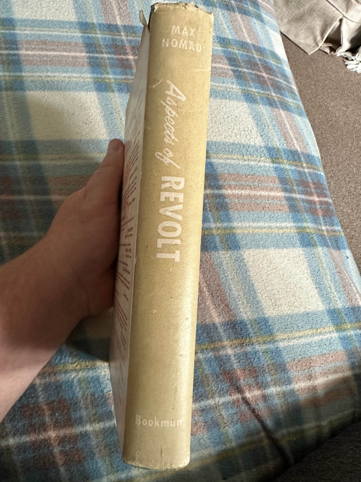 1959*1st* Aspects Of Revolt - Max Nomad(Maximilian Nacht pseud.)Bookman Associates - Honeyburn Books (UK)