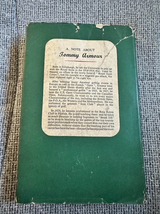 1958 How To Play Your Best Golf All The Time - Tommy Armour (Illustration Lealand Gustavson) Hodder & Stoughton - Honeyburn Books (UK)