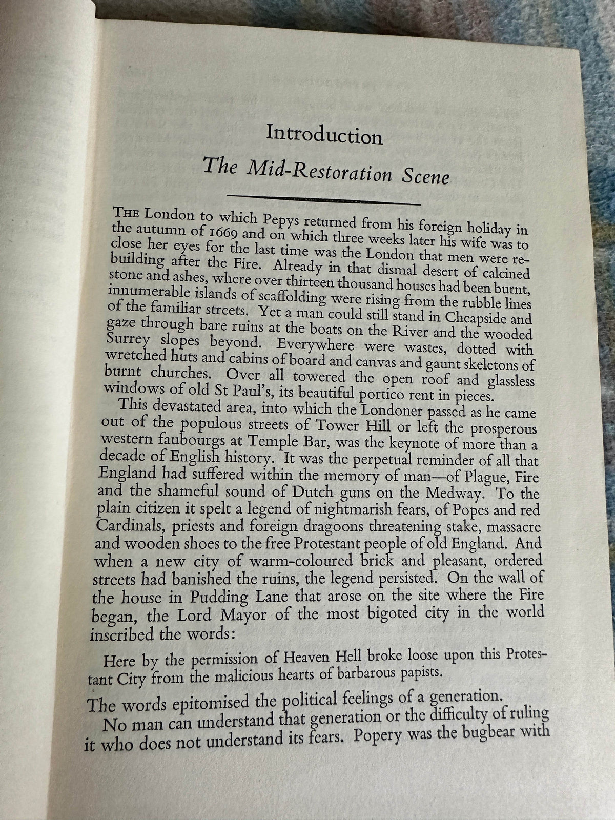 1952 Samuel Pepys: The Years Of Peril - Arthur Bryant(Reprint Society) - Honeyburn Books (UK)