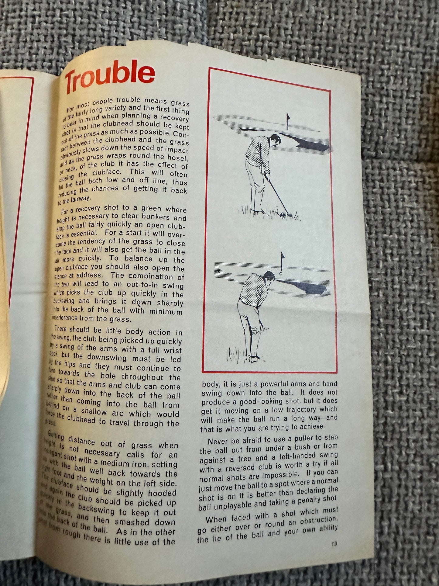 1958 How To Play Your Best Golf All The Time - Tommy Armour (Illustration Lealand Gustavson) Hodder & Stoughton - Honeyburn Books (UK)