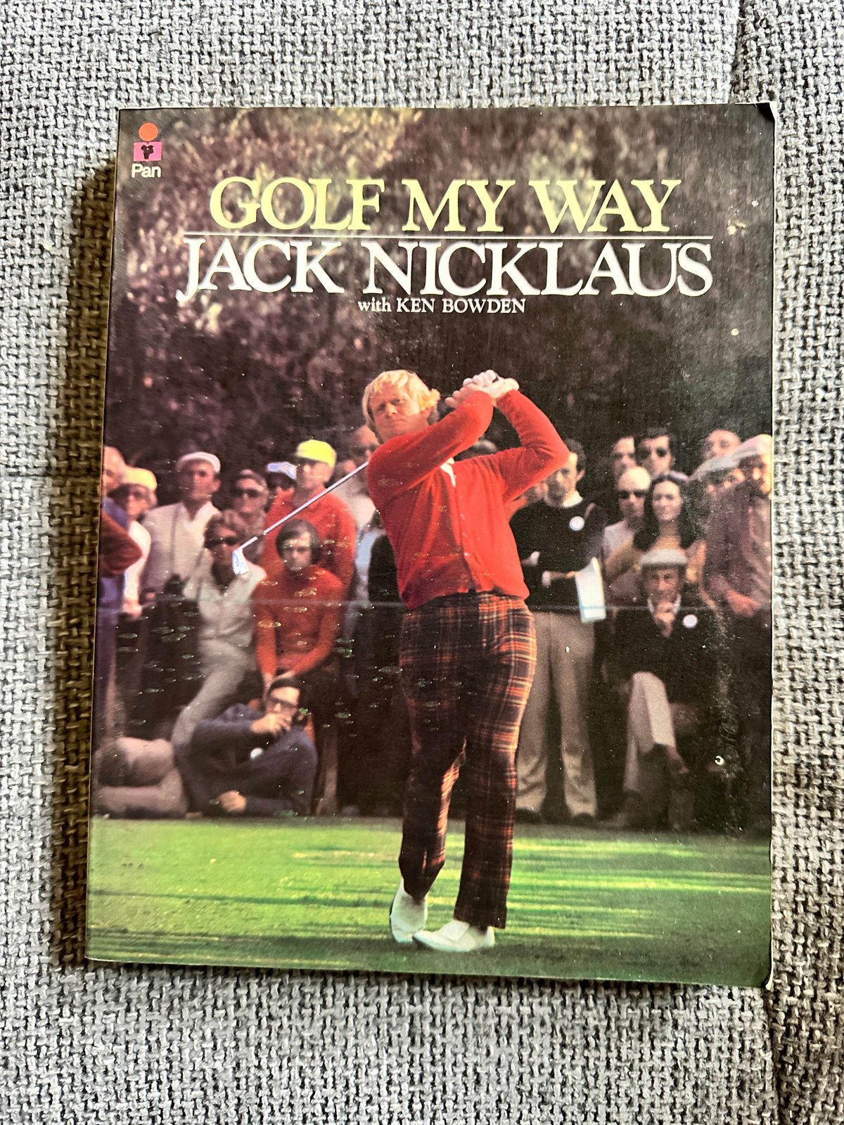 1976 Golf My Way - Jack Nicklaus (Jim McQueen Illust) Pan Books - Honeyburn Books (UK)