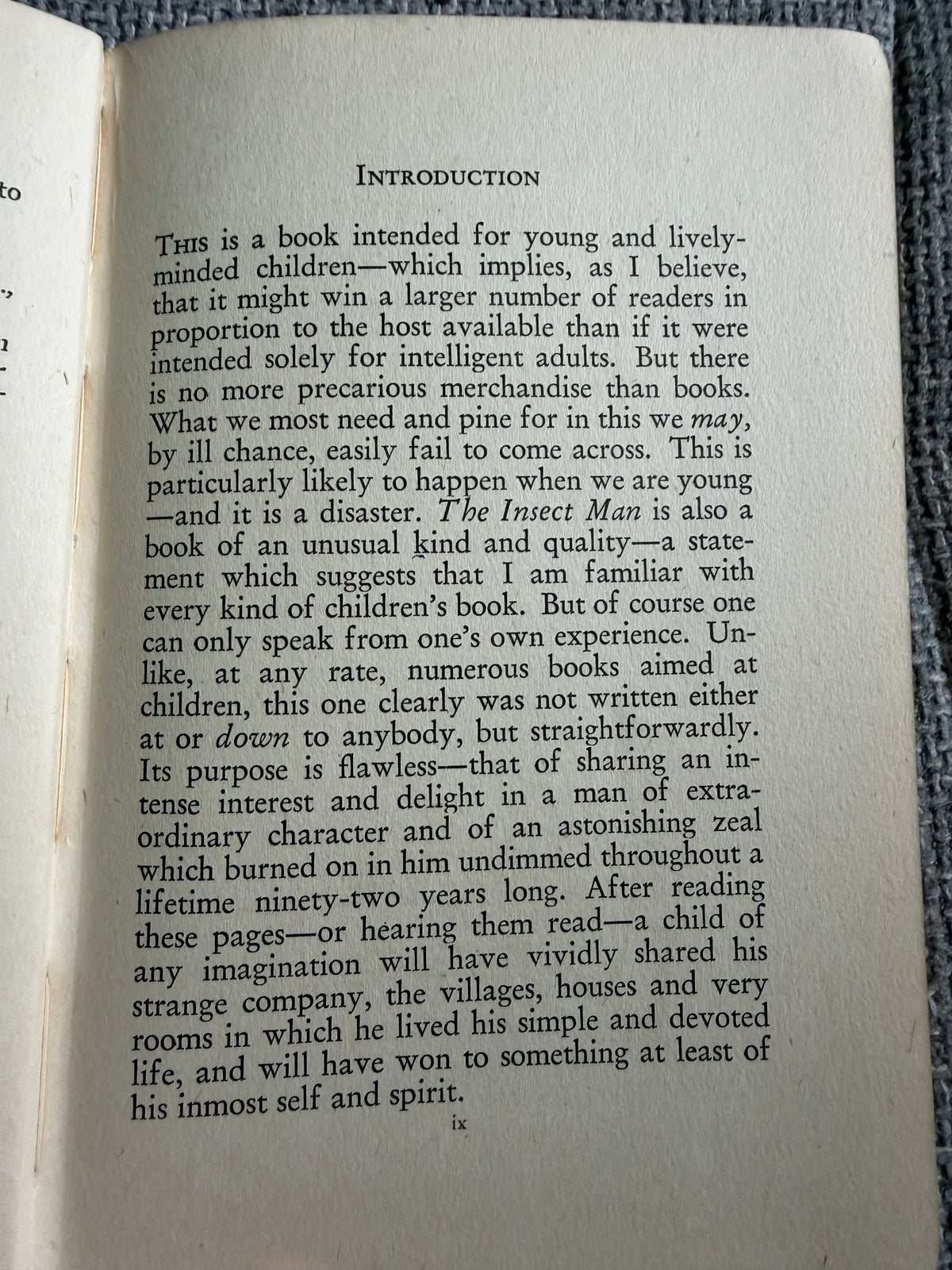 1946 The Insect Man (Jean Henri Fabre) Eleanor Doorly (Robert Gibbings woodcuts) William Heinemann Ltd. - Honeyburn Books (UK)