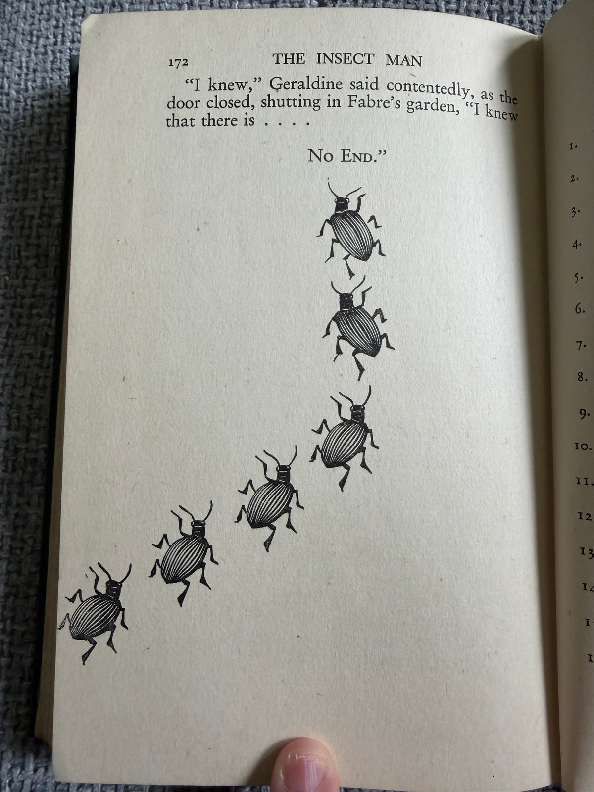 1946 The Insect Man (Jean Henri Fabre) Eleanor Doorly (Robert Gibbings woodcuts) William Heinemann Ltd. - Honeyburn Books (UK)