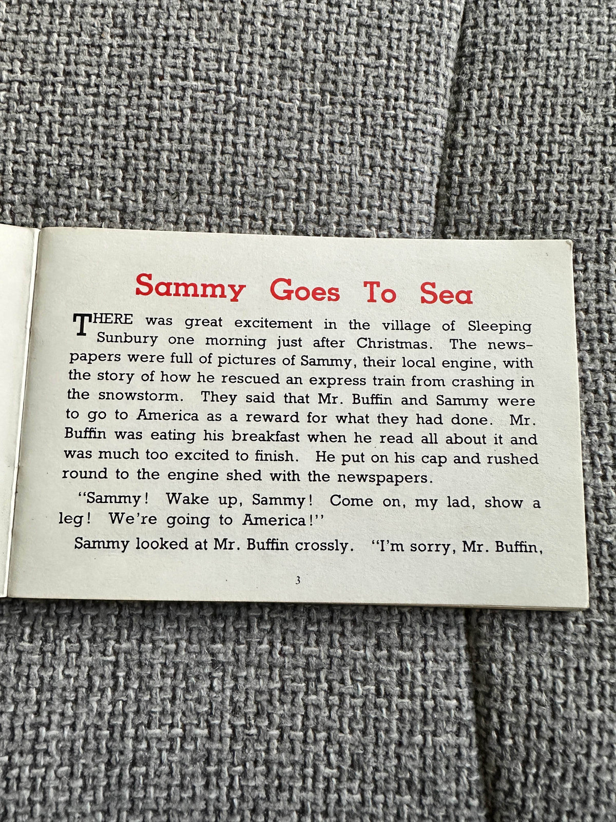 1950 Sammy The Shunter(No3) Sammy Goes To Sea - Eileen Gibb(Ian Allan Publisher) - Honeyburn Books (UK)