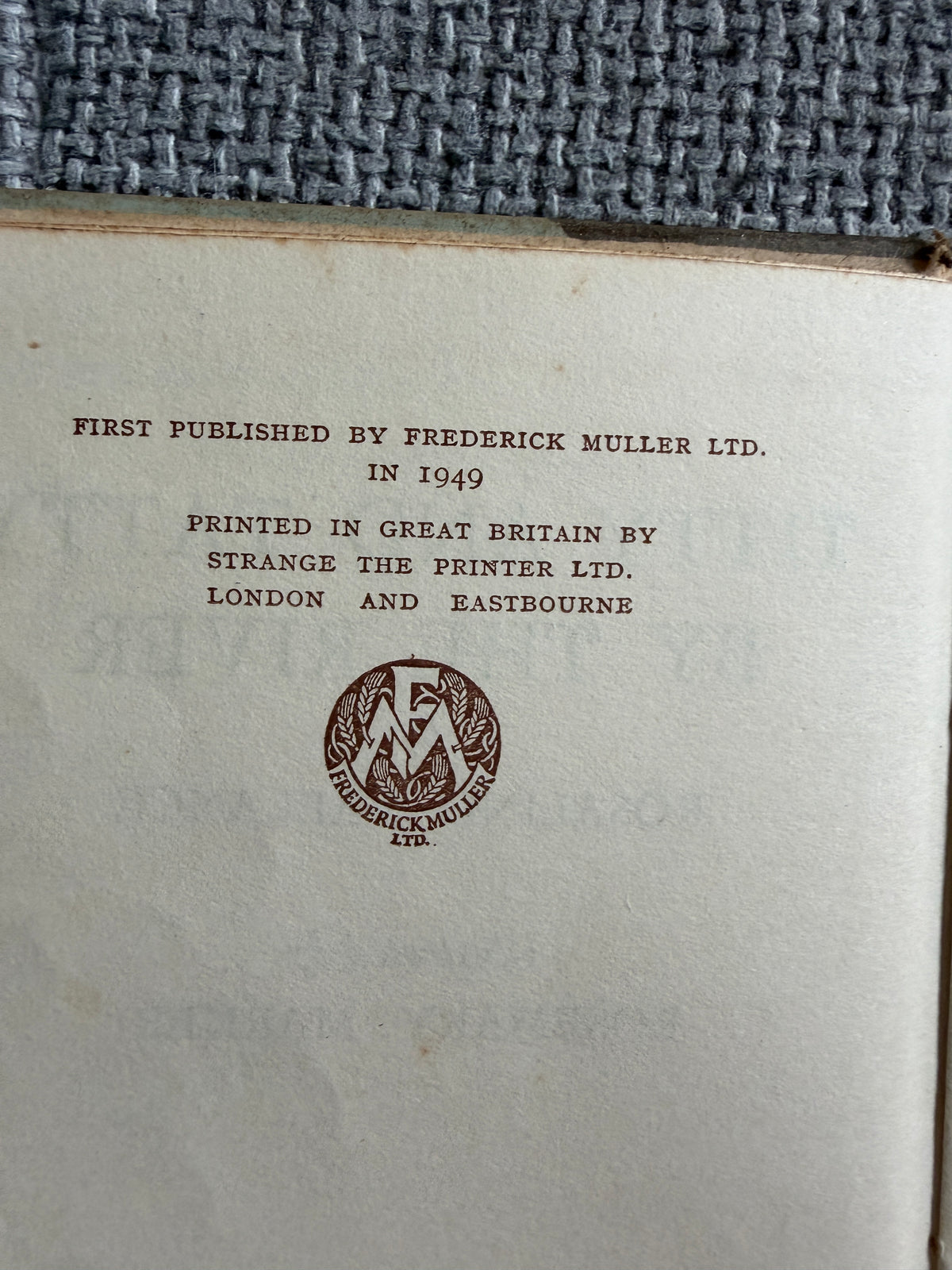1949*1st* Titty & Tatty By The River - Rosalind Vallance (Rosemary Marker illust) Frederick Muller Publisher. - Honeyburn Books (UK)