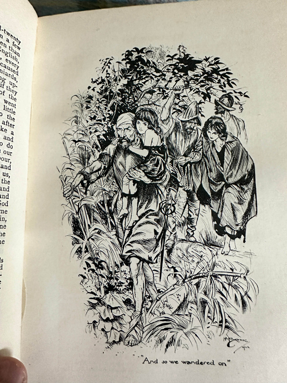 1910 Westward Ho! - Charles Kingsley(H. M. Brock Illust) C. Arthur Pearson Ltd publisher - Honeyburn Books (UK)