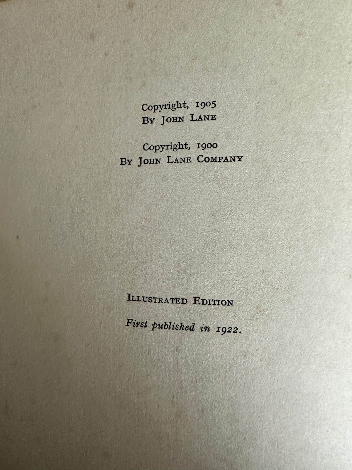1922 The Beloved Vagabond - William J. Locke (Jean Dulac illustration)John Lane The Bodley Head Publisher) - Honeyburn Books (UK)