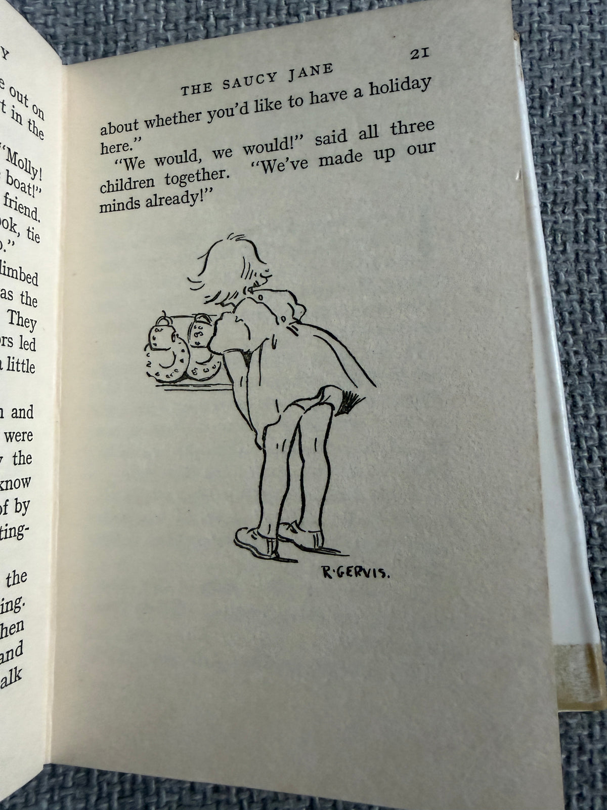 1953 The Saucy Jane Family - Enid Blyton (Ruth Gervis illust) Lutterworth Press - Honeyburn Books (UK)