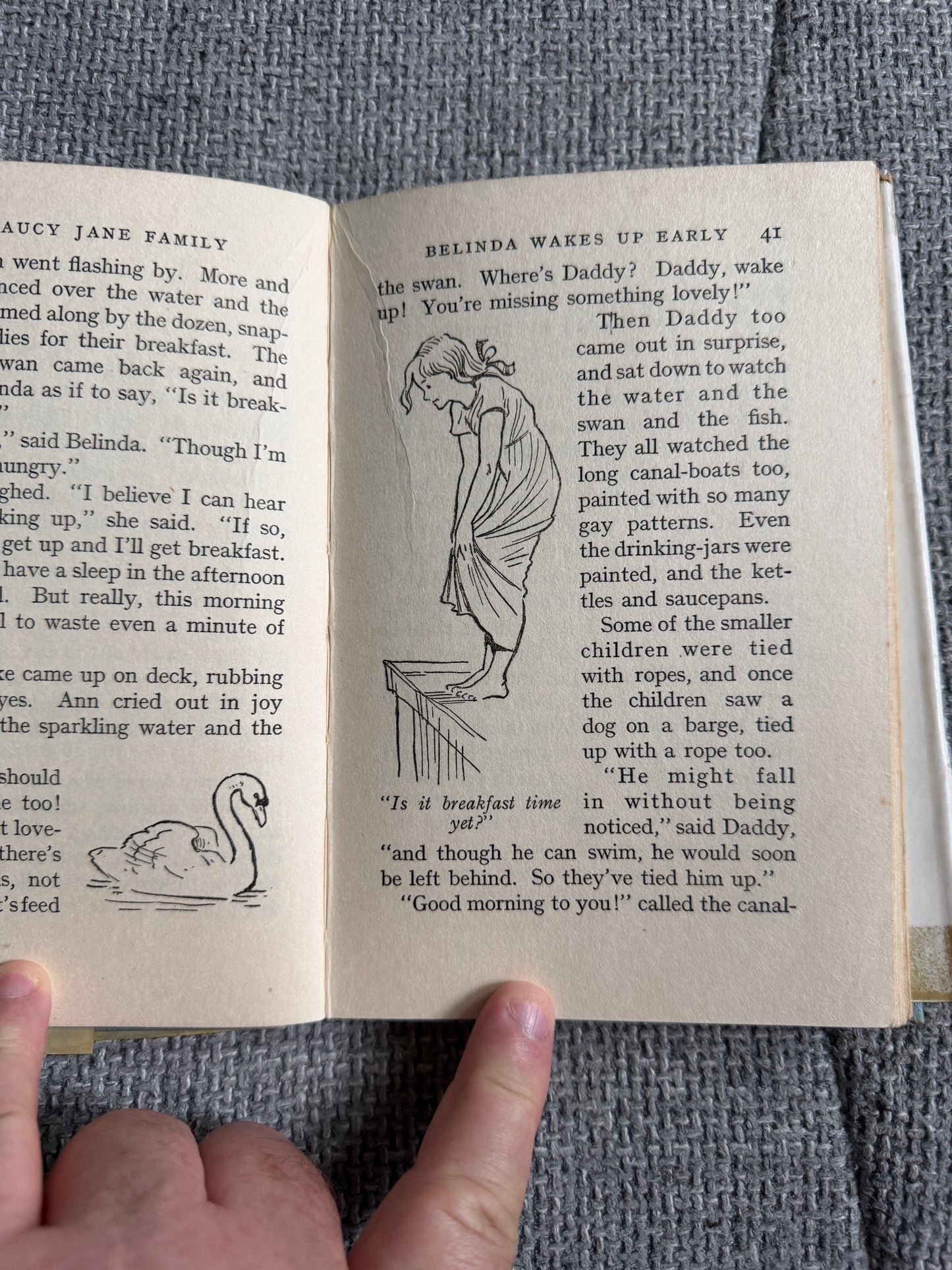 1953 The Saucy Jane Family - Enid Blyton (Ruth Gervis illust) Lutterworth Press - Honeyburn Books (UK)